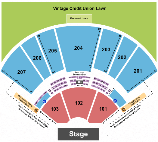 Hollywood Casino Amphitheatre Pitbull Seating Chart